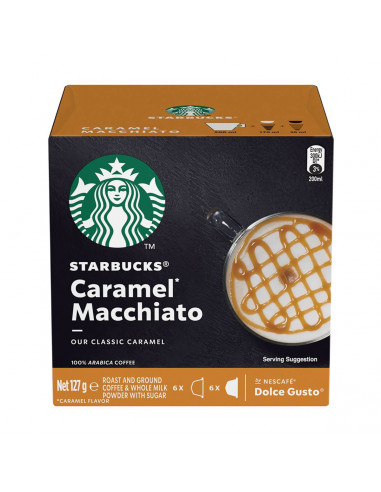 Nescafe Starbucks Caramel Macchiato Coffee Capsules 12 pack