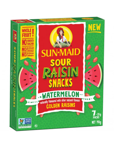 Sun Maid Sour Raisin Snacks Watermelon 7 Pack