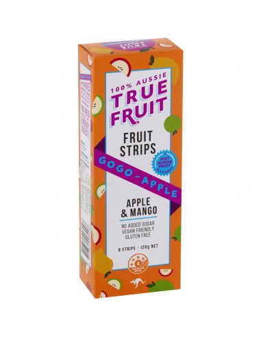 True Fruit Gogo Appl Mango & Apple Fruit Strips 120g