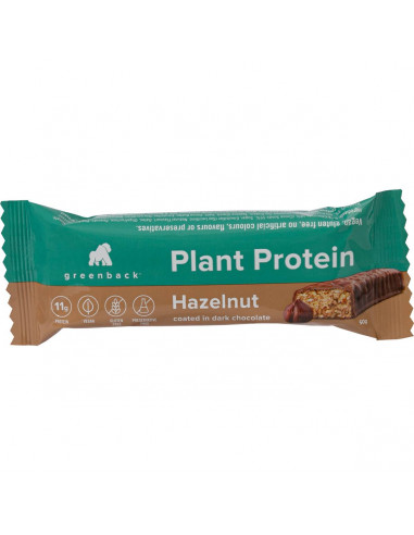 Greenback Plant Based Hazelnut Protein Bar 50g