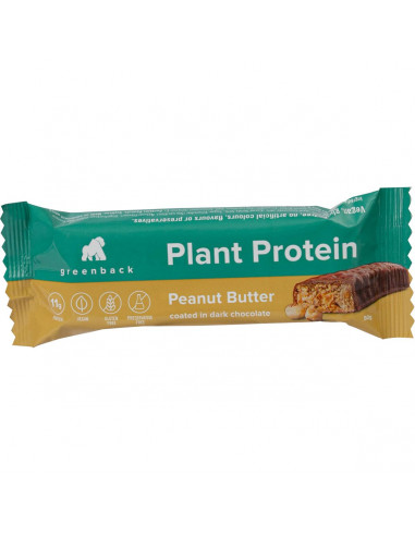 Greenback Plant Based Peanut Butter Protein Bar 50g
