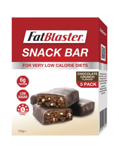 Fat Blaster Snack Bars Chocolate Crunch 5 Pack