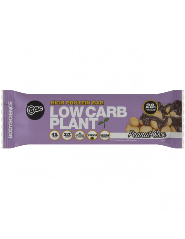 Bsc High Protein Low Carb Plant Bar Peanut Choc 45g