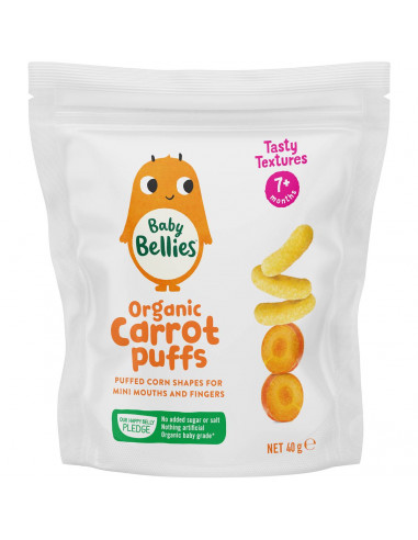 Baby Bellies Organic Carrot Puffs 35g