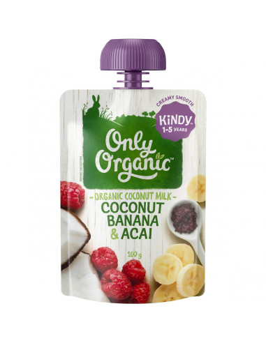 Only Organic Coconut Banana Acai 100g