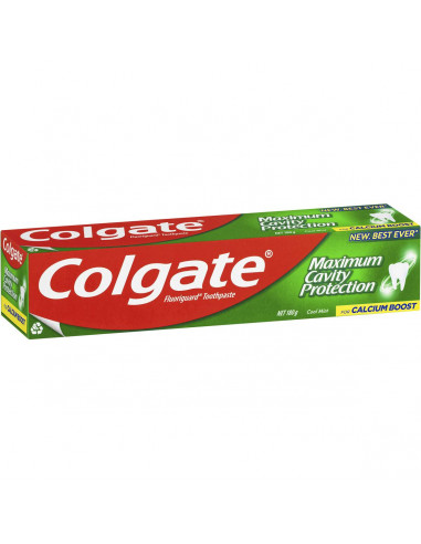 Colgate Maximum Cavity Protection For Calcium Boost Mint 180g