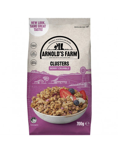 Arnold's Farm Clusters Berry Crumble 700g