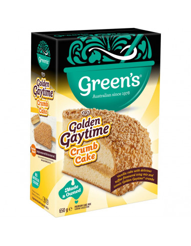 Green's Golden Gaytime Crumb Cake Mix 650g