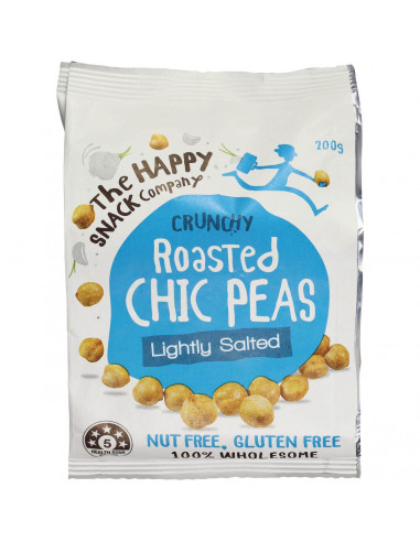 The Happy Snack Company Roasted Chic Peas Lightly Salted 200g