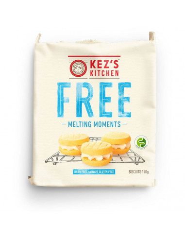 Kez's Kitchen Gluten & Dairy Free Melting Moment Biscuits 190g