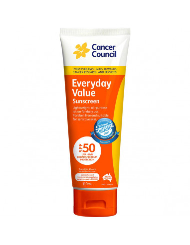Cancer Council Everyday Value Sunscreen Spf50+ 110ml