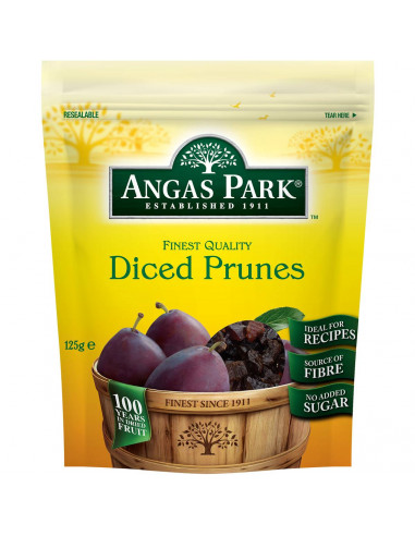 Angas Park Diced Prunes 125g