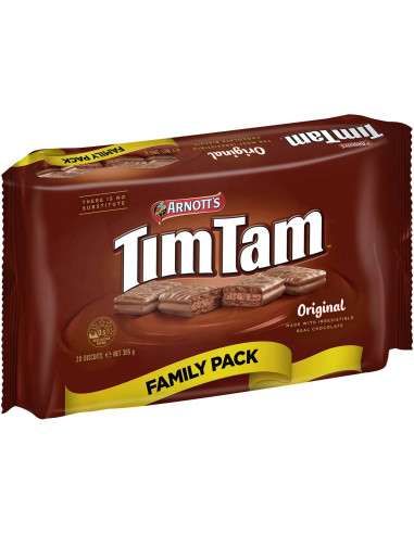 Arnott's Tim Tam Original Family Pack Choc Indulgence Biscuit 365g