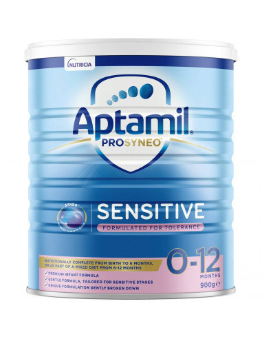 Aptamil Prosyneo Sensitive Baby Infant Formula From 0-12 Months 900G