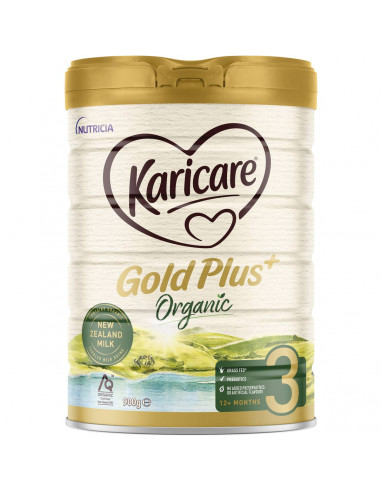 Karicare Gold Plus+ Organic 3 Toddler Milk Formula From 12+ Months 900G
