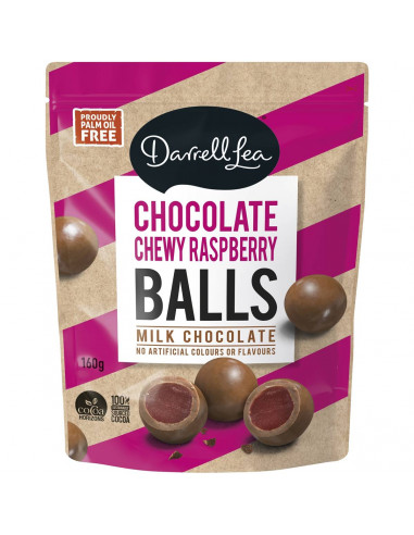 Darrell Lea Chocolate Raspberry Balls  160g
