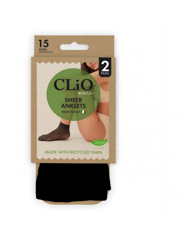 Clio Anklets Assorted Black Each