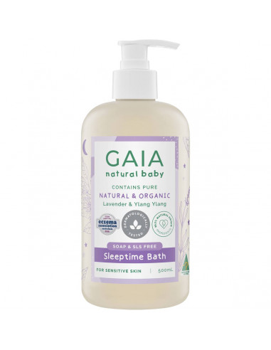 Gaia Natural Baby Bath Wash Sleeptime 500ml