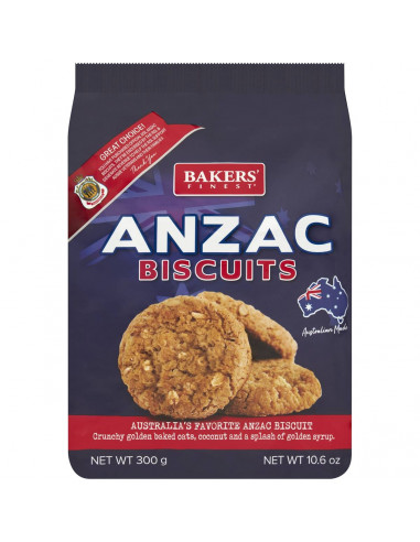 Bakers Finest Rsl Anzac Biscuits  300g