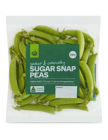 Peas Sugar Snap 150g bag