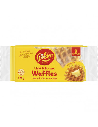 Golden Waffles Light & Buttery 8 pack