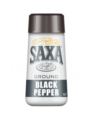 Saxa Pepper Black Picnic Pack 50g
