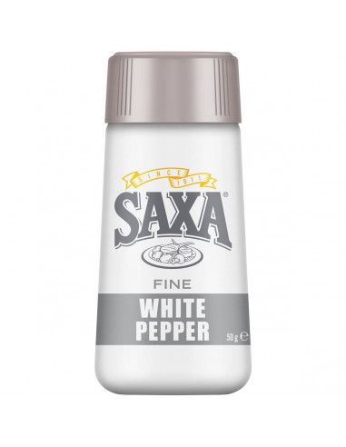 Saxa Pepper White Picnic Pack 50g