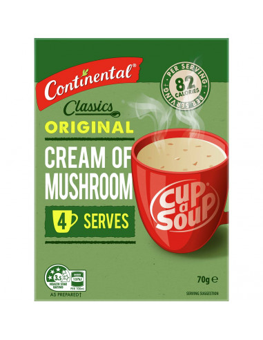 Continental Cup A Soup Classic Cream Of Mushroom 70g