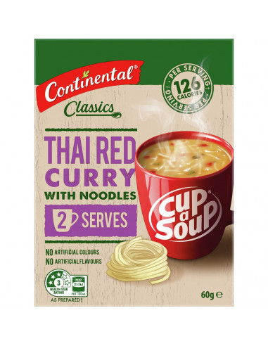 Continental Cup A Soup Asian Thai Red Curry 60g