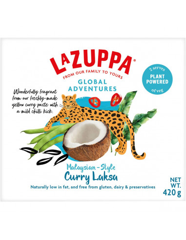 La Zuppa Microwave Soup Curry Laksa 420g