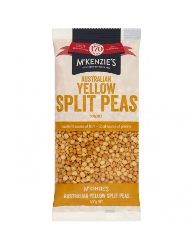 Mckenzie's Dried Veg Yellow Split Peas 500g
