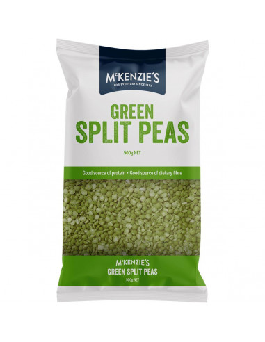 Mckenzie's Dried Green Split Peas 500g