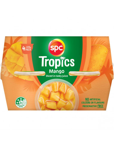 Spc Mango In Juice 4pk 480g