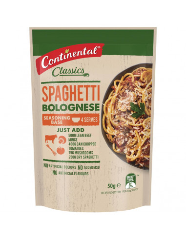 Continental Recipe Base Spaghetti Bolognese 50g