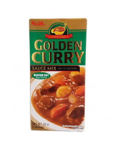 S&b Curry Mix Golden Medium Hot 92g