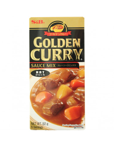 S&b Golden Curry Mix Hot 92g