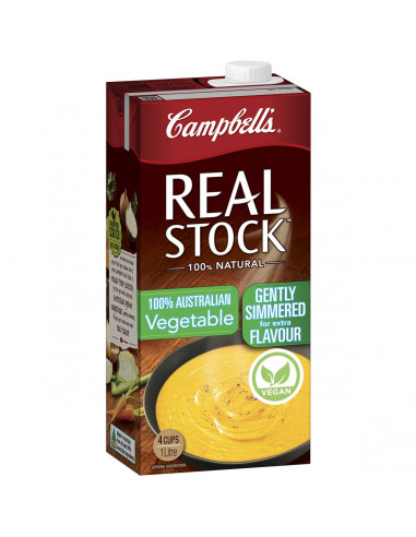 Campbells Real Vegetable Liquid Stock 1l