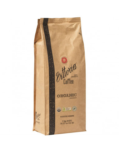 Vittoria Coffee Organic Coffee Beans Organic 1kg