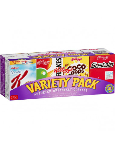 Kellogg's Variety Pack Cereals 8 pack