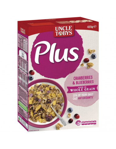 Uncle Tobys Plus Antioxidant 435g