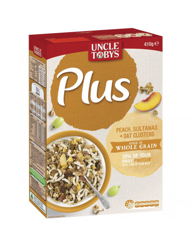 Uncle Tobys Plus Protein 410g