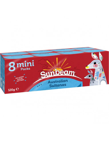 Sunbeam Mini Sultanas 8pk