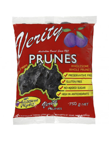 Verity Prunes Large 750g